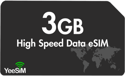 Europe(30+ areas) 3GB 15Days